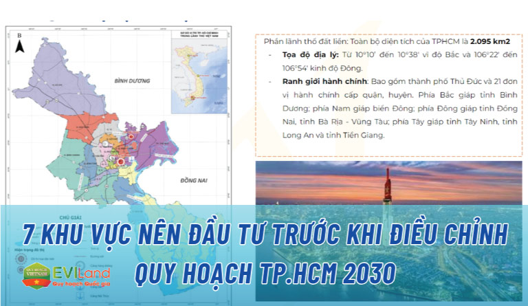 7 Khu Vực Nên Đầu Tư Trước Khi Điều Chỉnh Quy Hoạch TP.HCM 2030