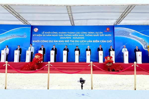 Lễ khởi công công trình xây dựng khu đô thị du lịch lấn biển Cần Giờ