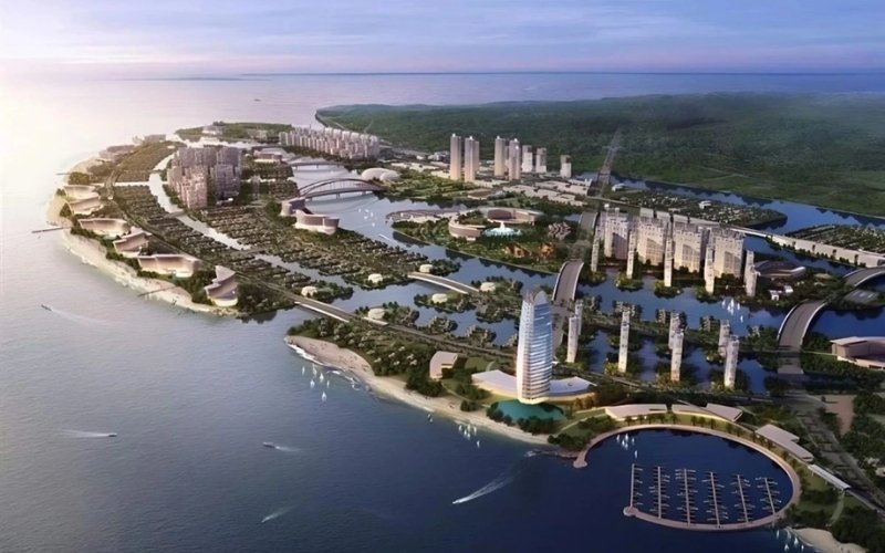 Phối cảnh Khu đô thị du lịch lấn biển Cần Giờ 