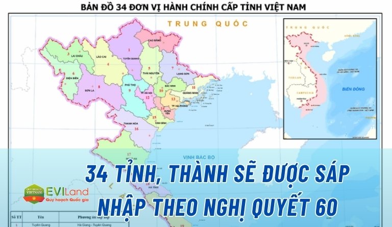 Việt Nam sắp có bản đồ hành chính mới: 34 tỉnh, thành sẽ được sáp nhập theo Nghị quyết 60