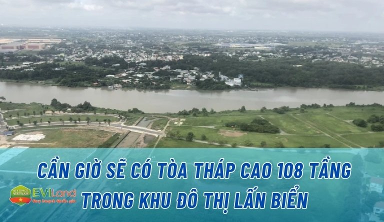 Cần Giờ sẽ có tòa tháp biểu tượng cao 108 tầng trong khu đô thị lấn biển