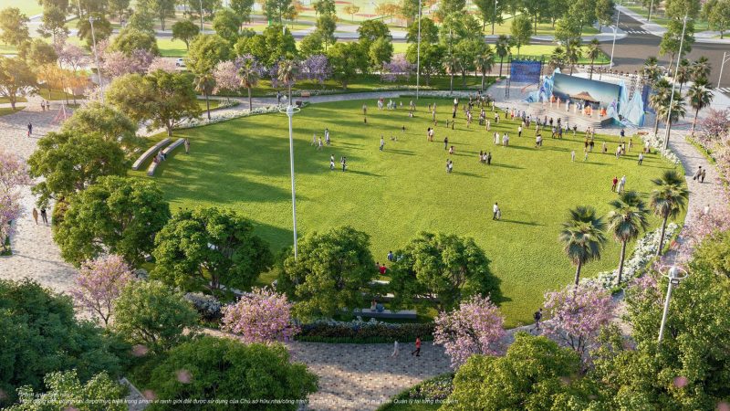 Khu vui chơi ngoài trời Vinhomes Green city