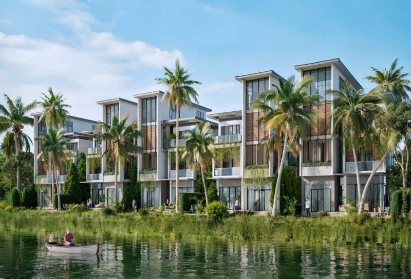 Phối cảnh khu sinh thái ven sông