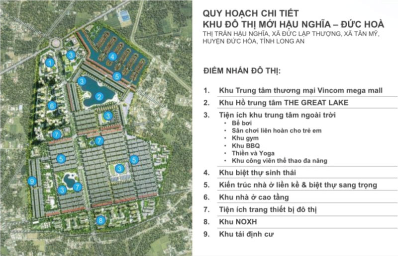 Tổng quan về quy hoạch dự án Vinhomes Green City Long An