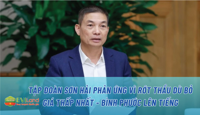 Tập đoàn Sơn Hải phản ứng vì rớt thầu dù bỏ giá thấp nhất - Bình Phước lên tiếng