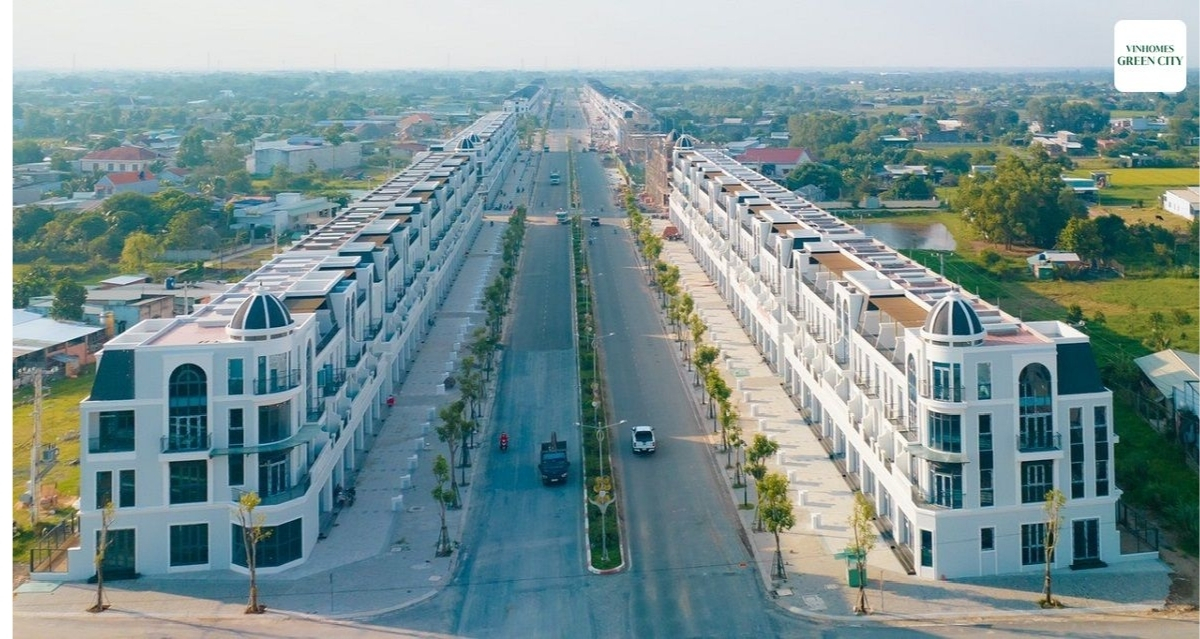 Ảnh thực tế đường 3/2 Trung Tâm tại VinHomes Green City - Long An