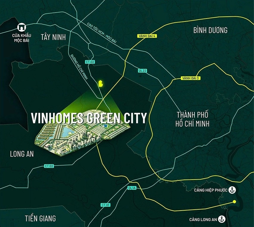 Vinhomes Green City - tâm điểm giao thương, kết nối 4 vùng kinh tế