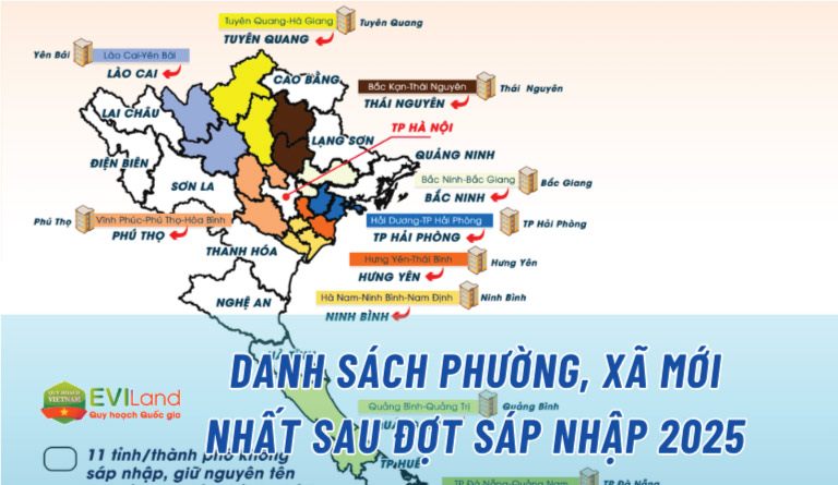 Danh sách phường, xã mới nhất sau đợt sáp nhập 2025