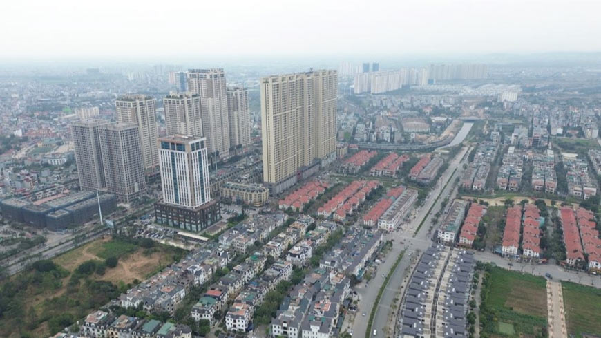 góc khu đô thị phía Tây Hà Nội. Ảnh: Dũng Minh