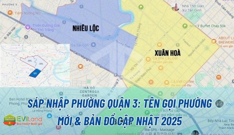 Banner sáp nhập phường ở quận 3