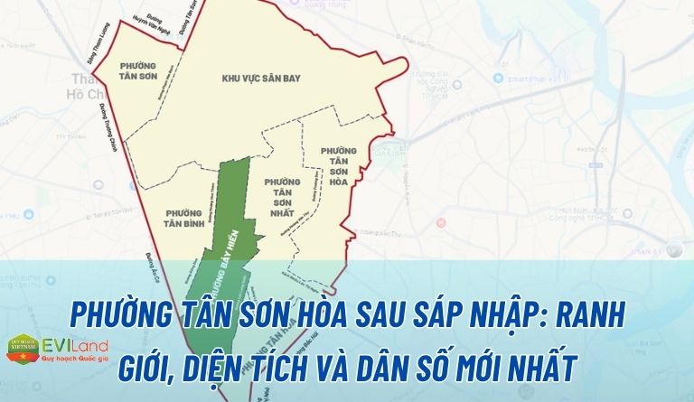 Phường Tân Sơn Hòa sau sáp nhập: Ranh giới, diện tích và dân số mới nhất
