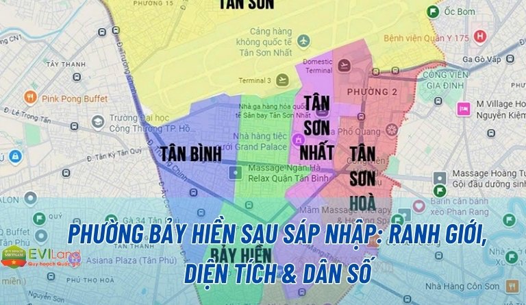 Phường Bảy Hiền sau sáp nhập: Ranh giới, diện tích & dân số